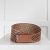 Alaia Tan Lazer Cut Belt