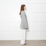 Acne Studios Grey Double Faced Belt Wool Jacket