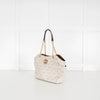 Michael By Michael Kors White Monogram Jacquelyn Bag