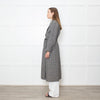 S Max Mara Houndstooth Wool Belted Coat