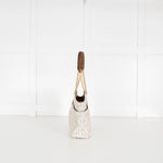 Michael By Michael Kors White Monogram Jacquelyn Bag