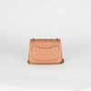 Chanel Caramel Pearl Crush Mini Square Flap Bag