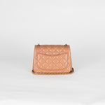 Chanel Caramel Pearl Crush Mini Square Flap Bag