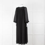 Tory Burch Black Flowy Kaftan Dress