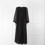 Tory Burch Black Flowy Kaftan Dress