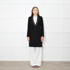 Burberry Black Cashmere Coat With Dress Collar