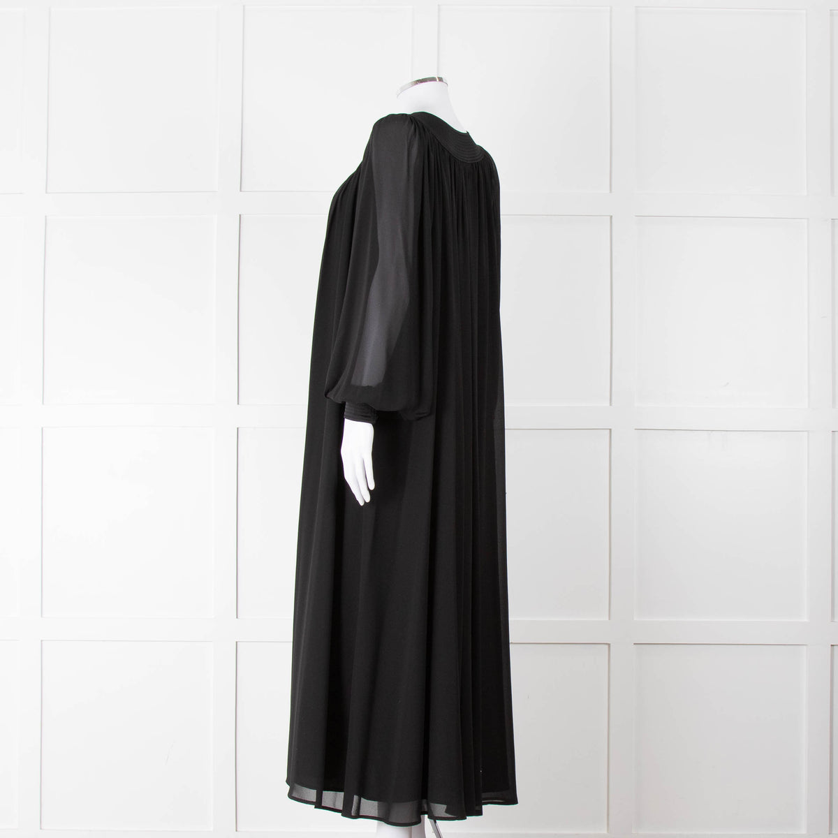 Tory Burch Black Flowy Kaftan Dress