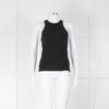 Anine Bing Black Cotton Sleeveless Vest