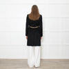 Burberry Black Cashmere Coat With Dress Collar
