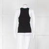 Anine Bing Black Cotton Sleeveless Vest
