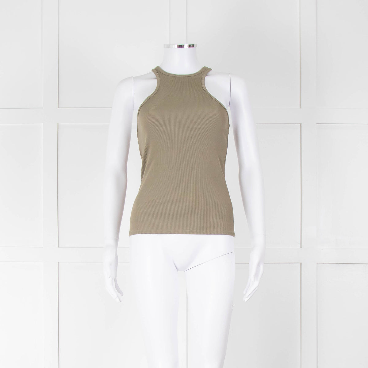 Anine Bing Khaki Sleeveless Vest