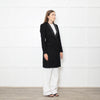 Burberry Black Cashmere Coat With Dress Collar