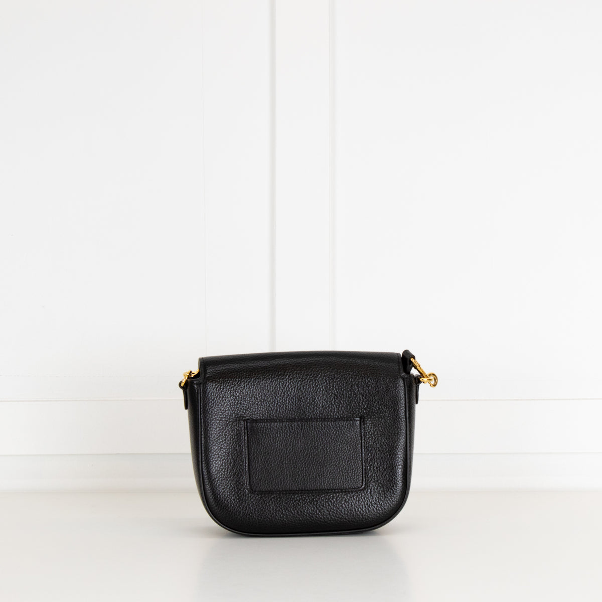 Mulberry Black Grain Leather Small Darley Satchel Bag