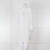 120% White Lace Sleeve Linen Tunic