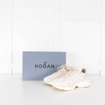 Hogan Beige H665 Leather Trainers