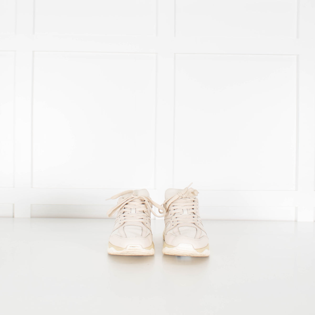 Hogan Beige H665 Leather Trainers