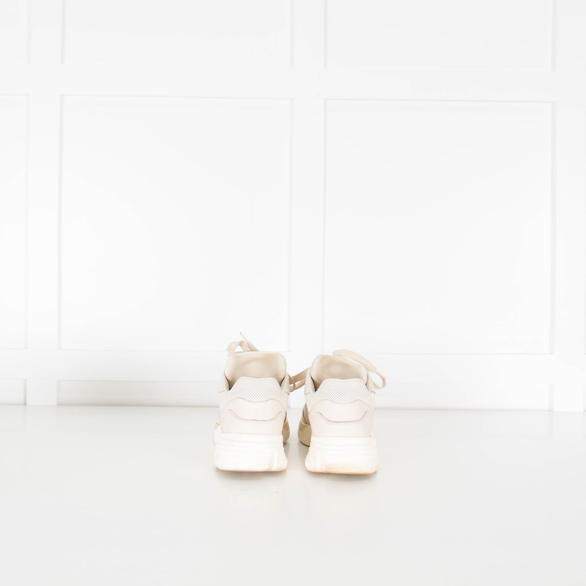 Hogan Beige H665 Leather Trainers