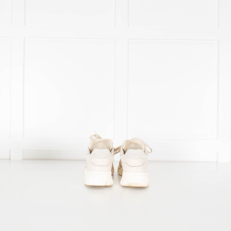 Hogan Beige H665 Leather Trainers