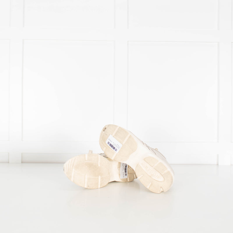 Hogan Beige H665 Leather Trainers