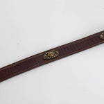 Nanni Tan Leather Belt With Stones