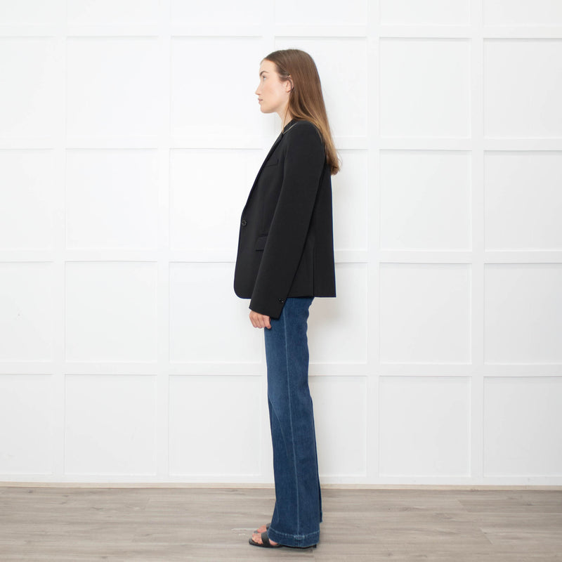 Joseph Black Wool Blazer
