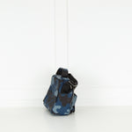 Anya Hindmarch Blue Camo Top Handle Nylon Satchel Crossbody
