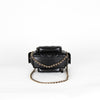 Chanel Black Quilted Small Multi Pockets Camera Bag