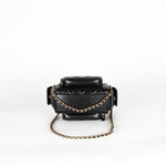 Chanel Black Quilted Small Multi Pockets Camera Bag