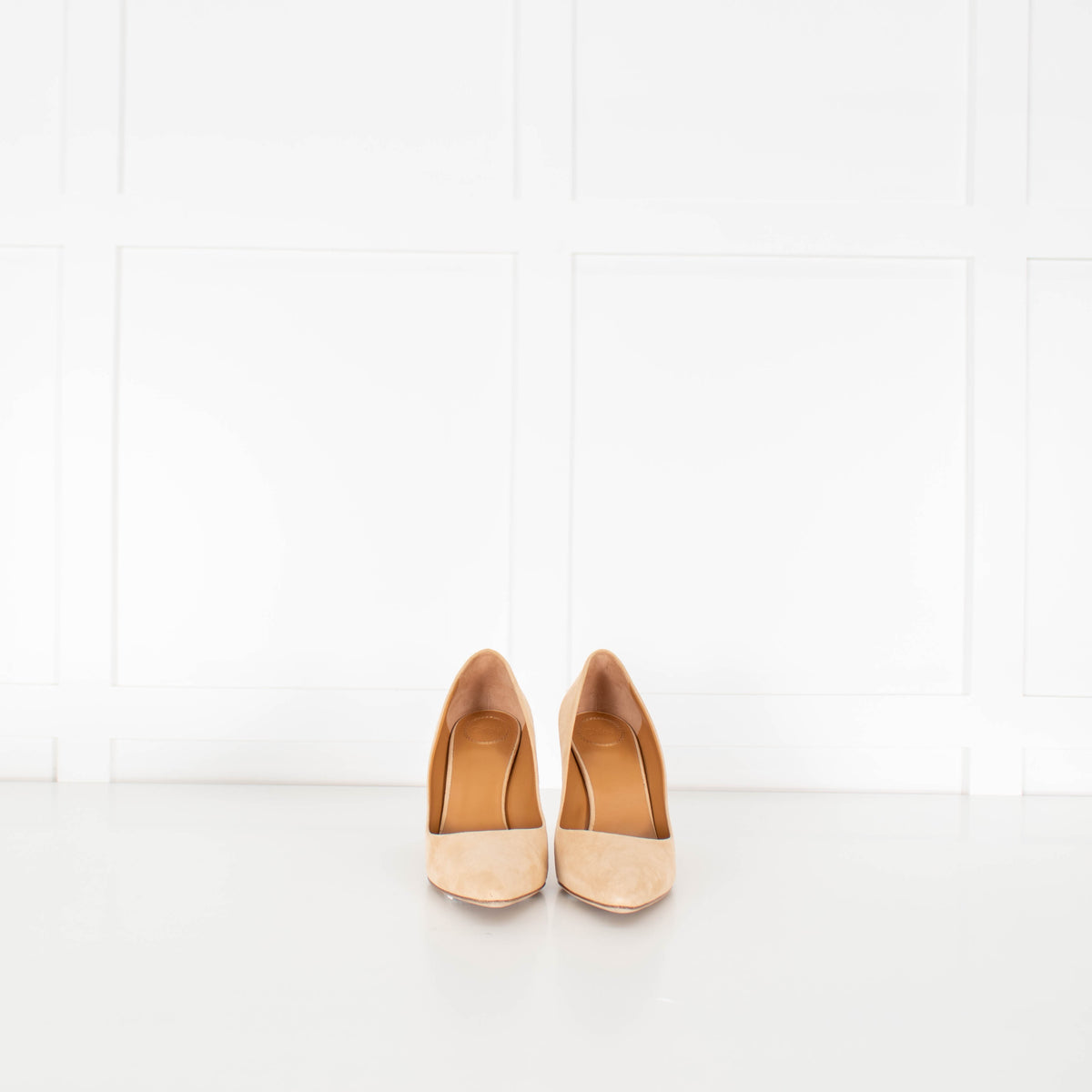 Chloe 100mm Oli Beige Suede Pumps