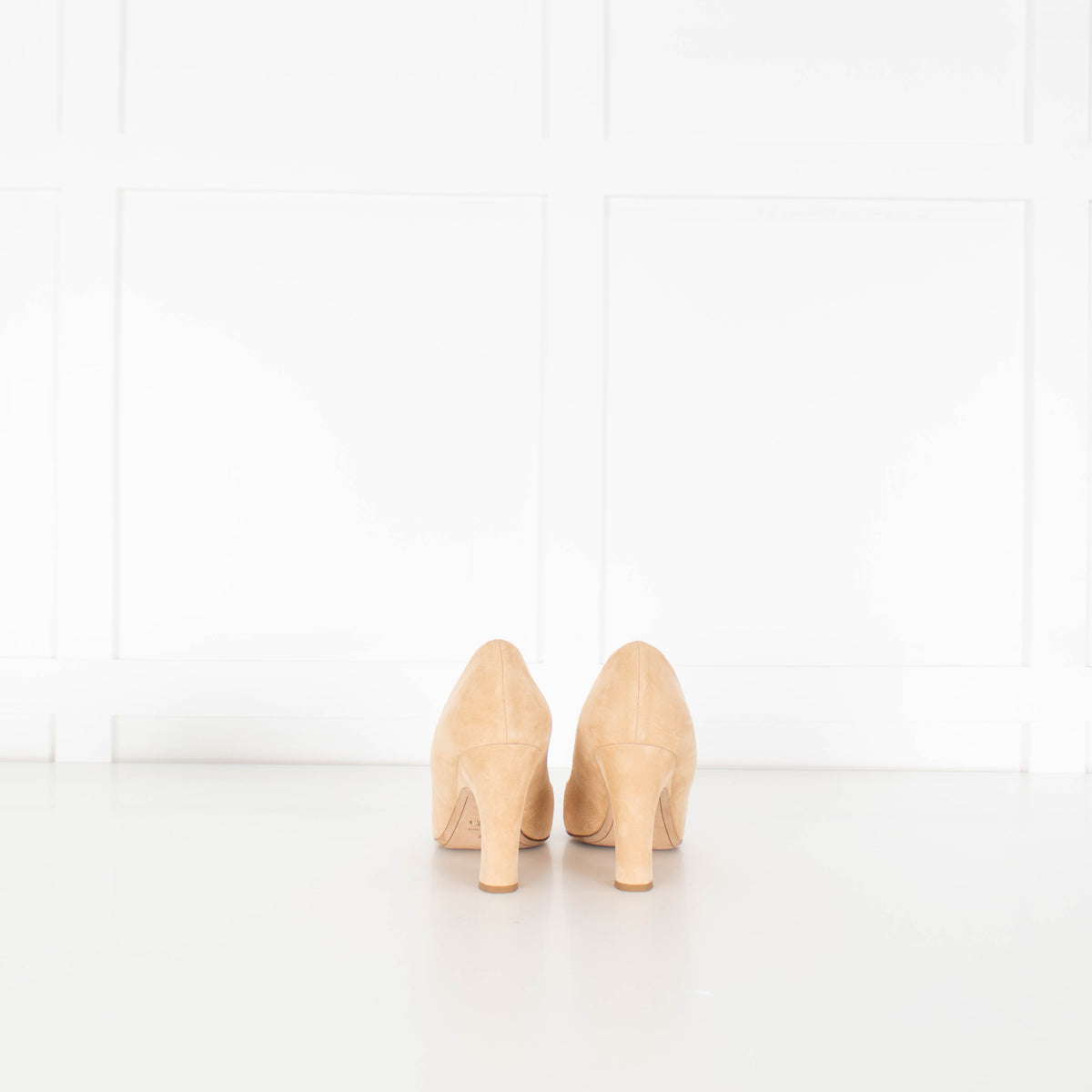 Chloe 100mm Oli Beige Suede Pumps