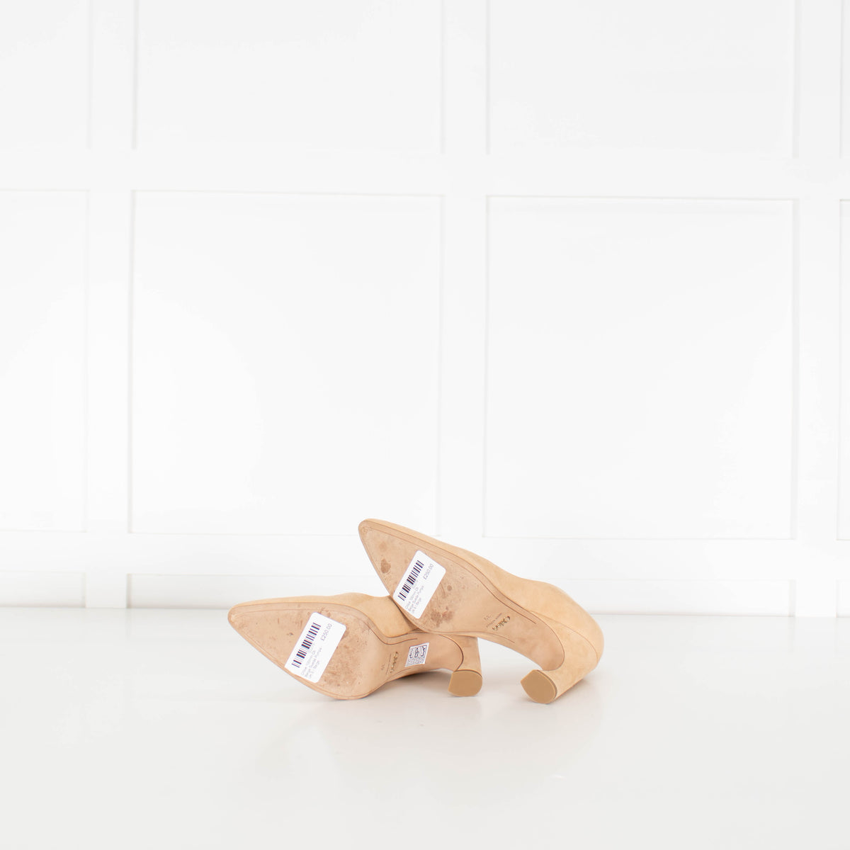 Chloe 100mm Oli Beige Suede Pumps