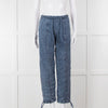 Rag & Bone Blue Denim Print Joggers