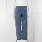 Rag & Bone Blue Denim Print Joggers