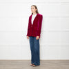 NRBY Hot Pink Velvet Blazer Jacket