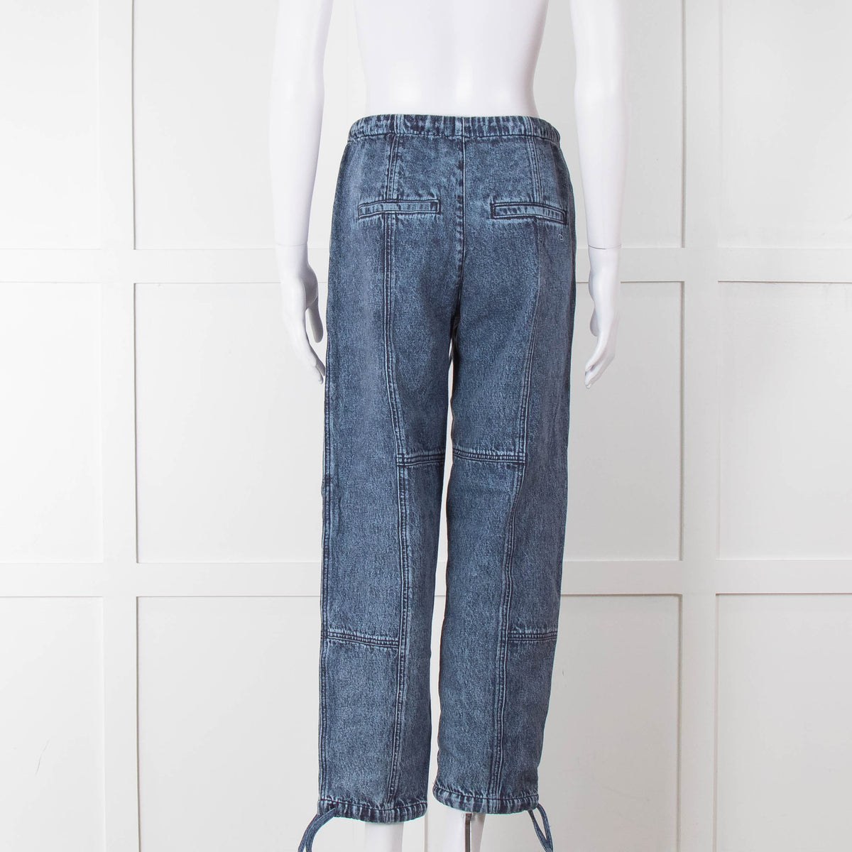 Rag & Bone Blue Denim Print Joggers