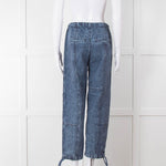 Rag & Bone Blue Denim Print Joggers