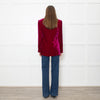 NRBY Hot Pink Velvet Blazer Jacket
