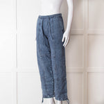 Rag & Bone Blue Denim Print Joggers