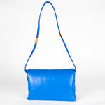 Marni Blue Leather Prisma Bag