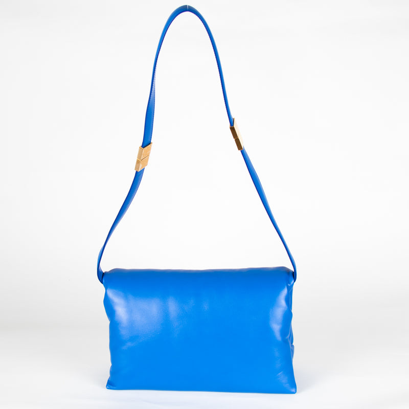 Marni Blue Leather Prisma Bag