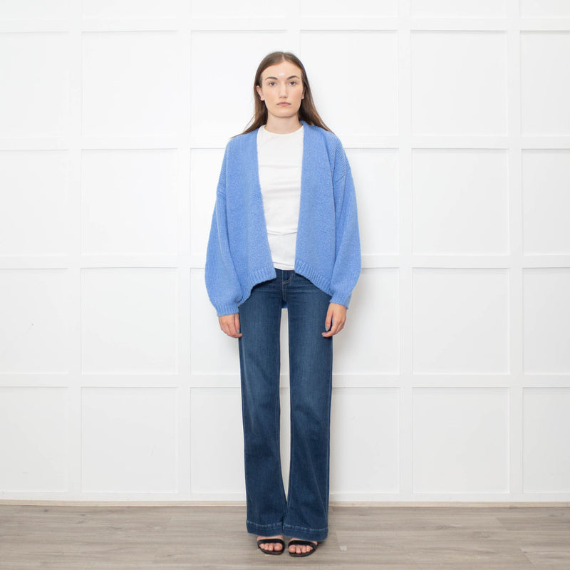 NRBY Blue Alpaca Blend Cardigan