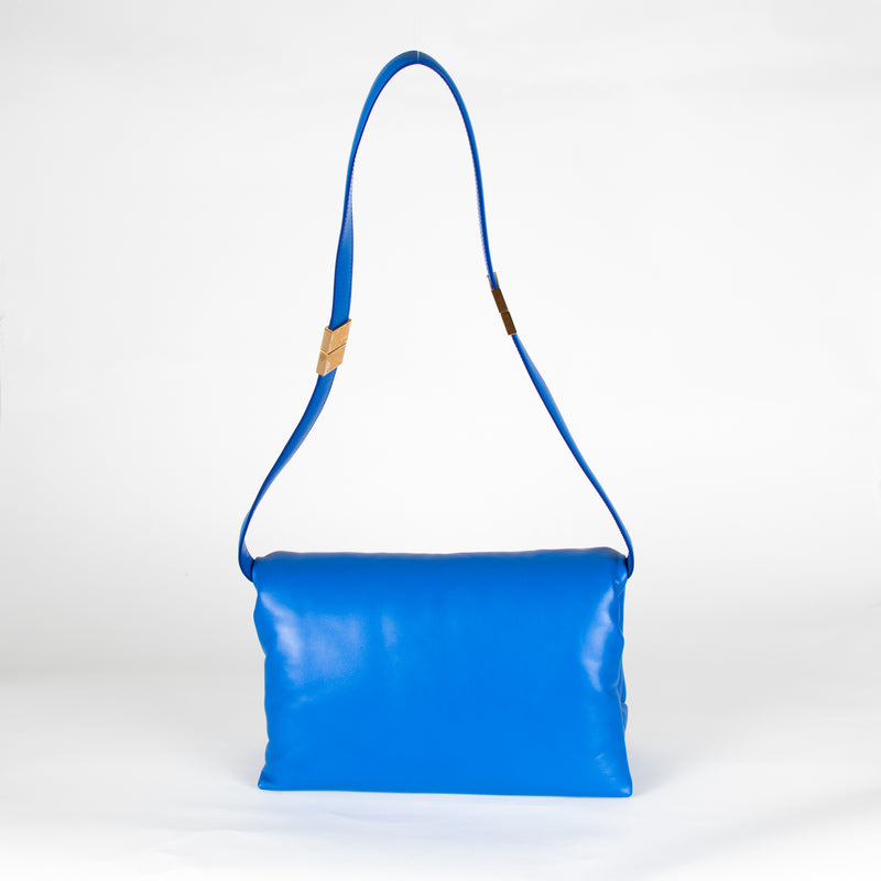 Marni Blue Leather Prisma Bag