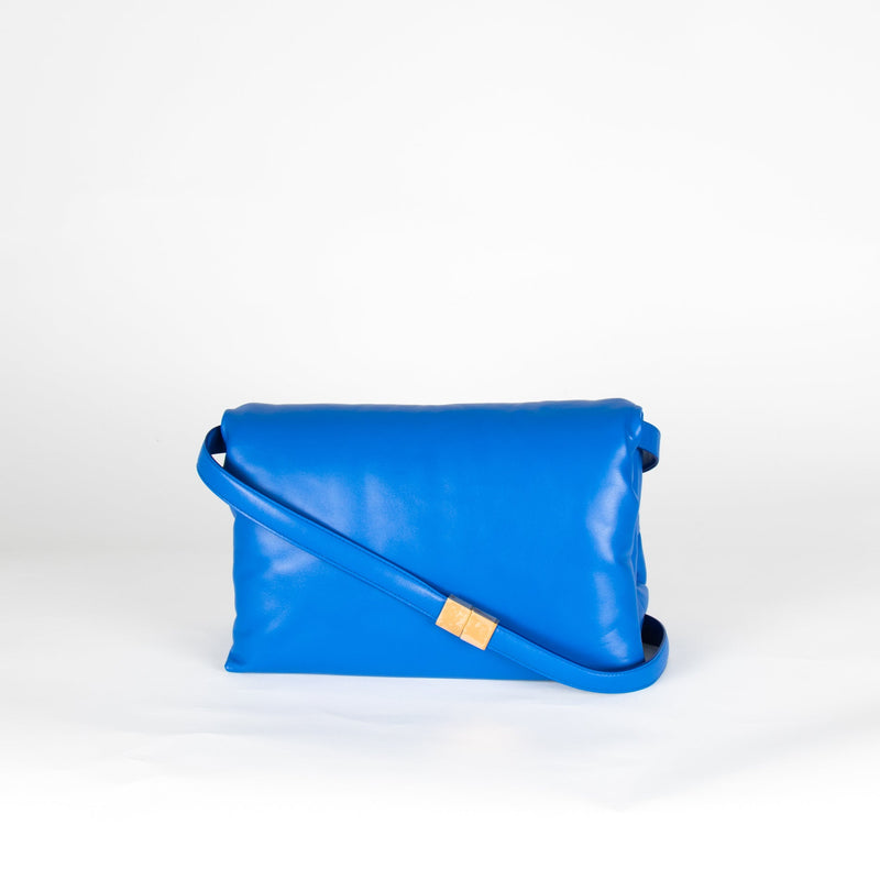 Marni Blue Leather Prisma Bag