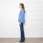 NRBY Blue Alpaca Blend Cardigan