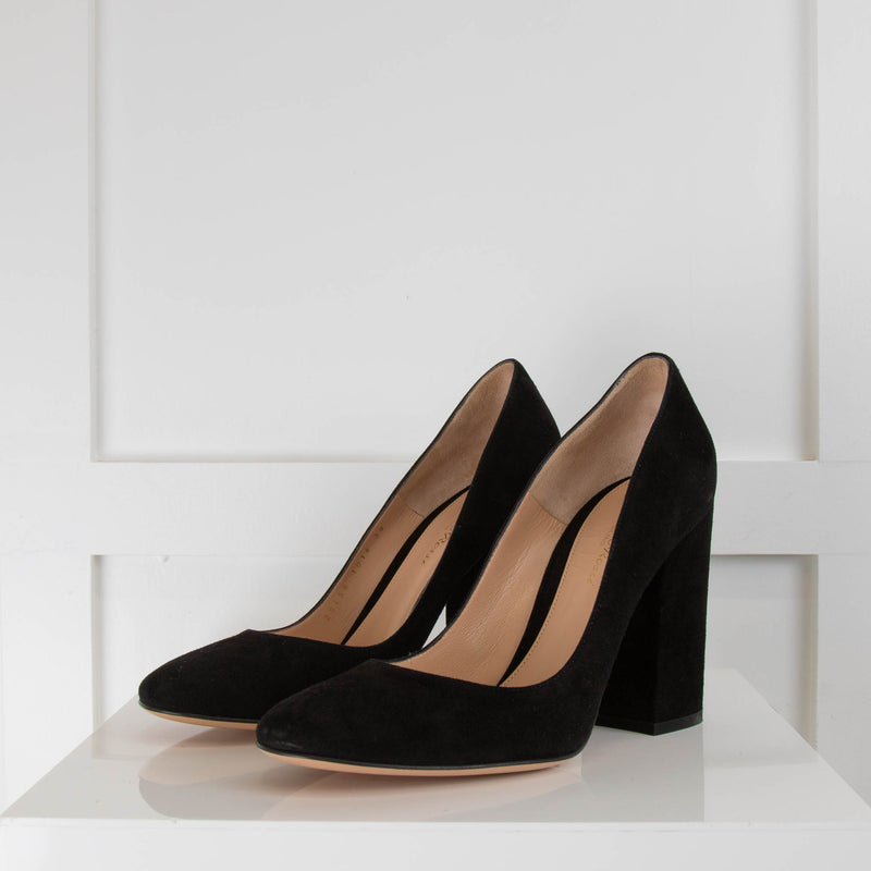 Gianvito Rossi Black Suede
