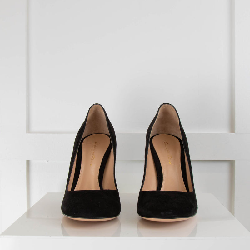Gianvito Rossi Black Suede