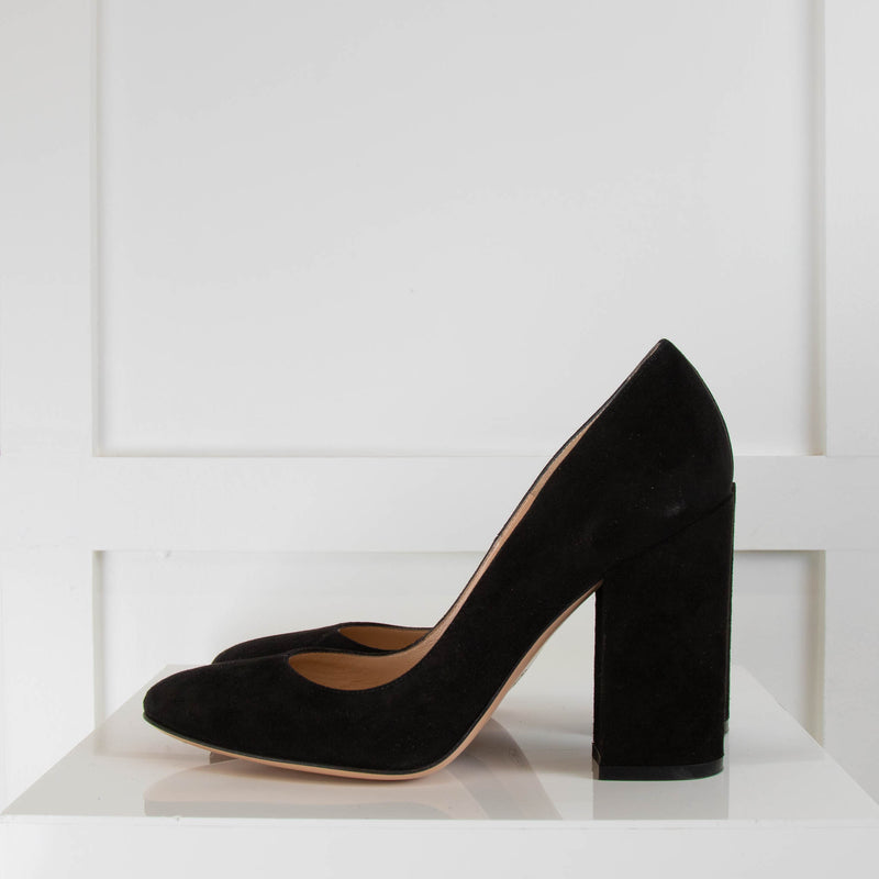 Gianvito Rossi Black Suede