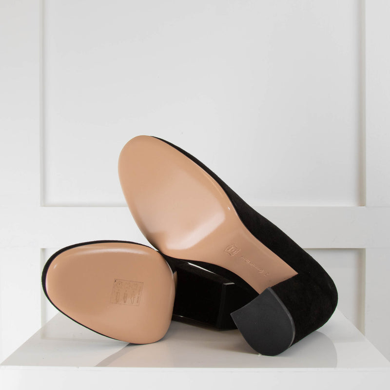 Gianvito Rossi Black Suede