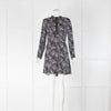 Maje Black And White Star Dress