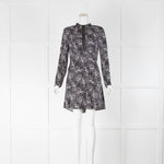 Maje Black And White Star Dress